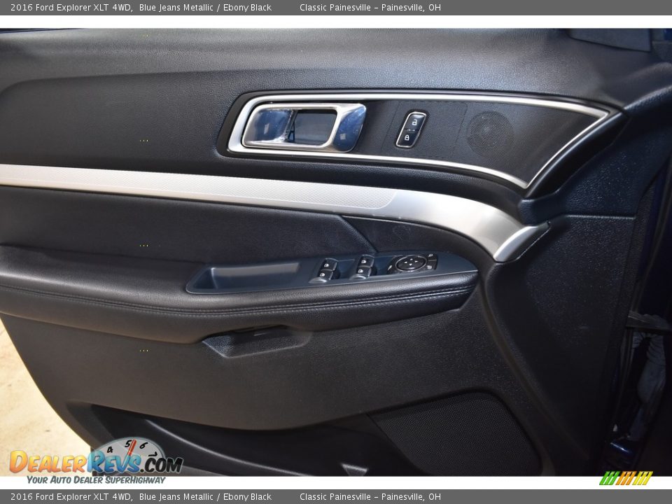2016 Ford Explorer XLT 4WD Blue Jeans Metallic / Ebony Black Photo #11