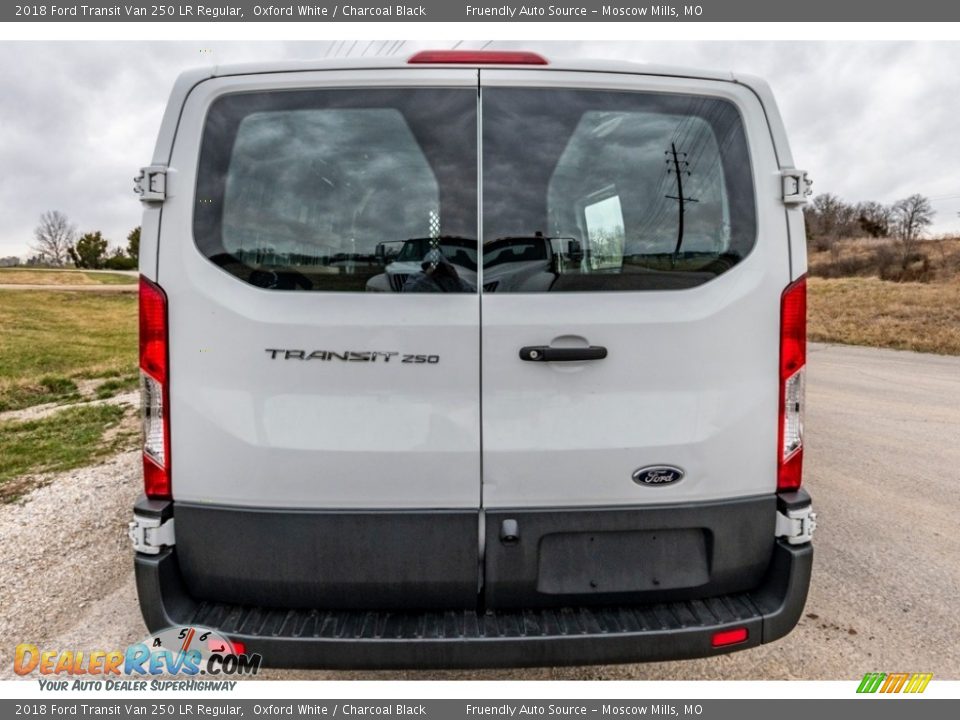 2018 Ford Transit Van 250 LR Regular Oxford White / Charcoal Black Photo #5