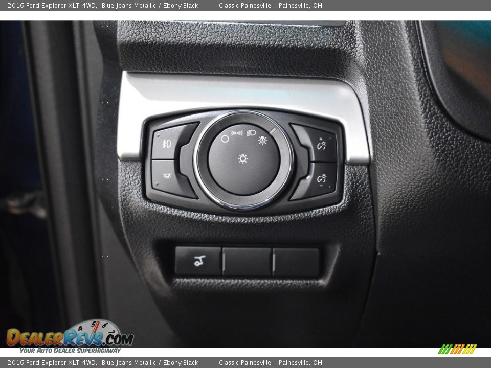2016 Ford Explorer XLT 4WD Blue Jeans Metallic / Ebony Black Photo #12