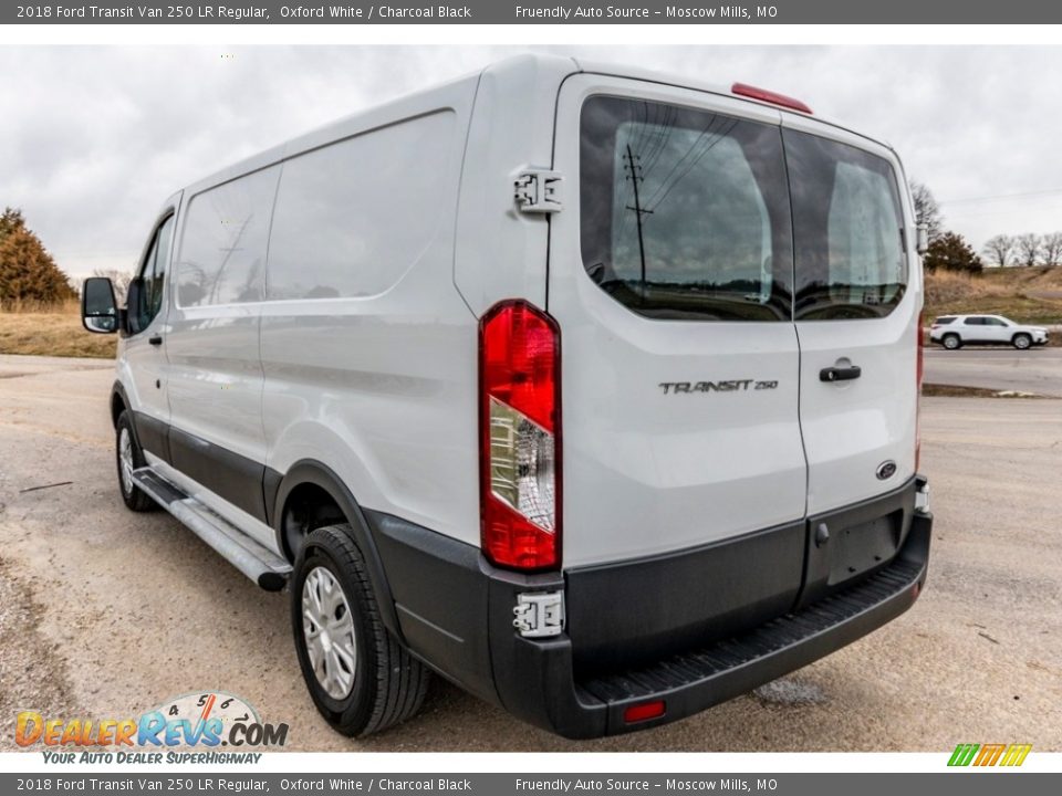 2018 Ford Transit Van 250 LR Regular Oxford White / Charcoal Black Photo #6