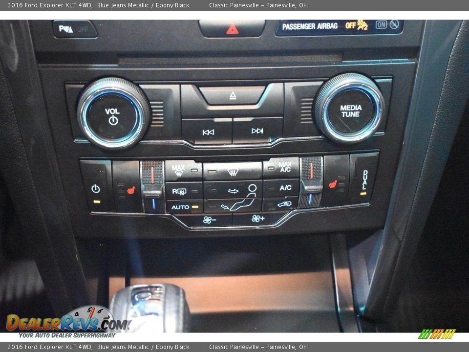 2016 Ford Explorer XLT 4WD Blue Jeans Metallic / Ebony Black Photo #15
