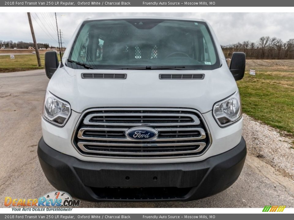 2018 Ford Transit Van 250 LR Regular Oxford White / Charcoal Black Photo #9