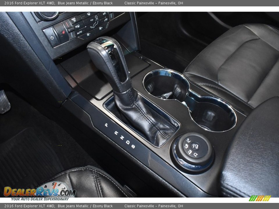2016 Ford Explorer XLT 4WD Blue Jeans Metallic / Ebony Black Photo #16