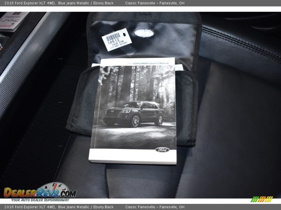 2016 Ford Explorer XLT 4WD Blue Jeans Metallic / Ebony Black Photo #18