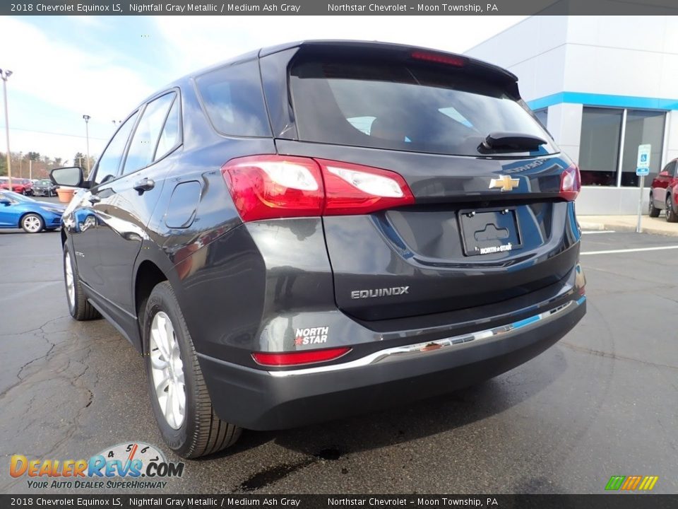 2018 Chevrolet Equinox LS Nightfall Gray Metallic / Medium Ash Gray Photo #5