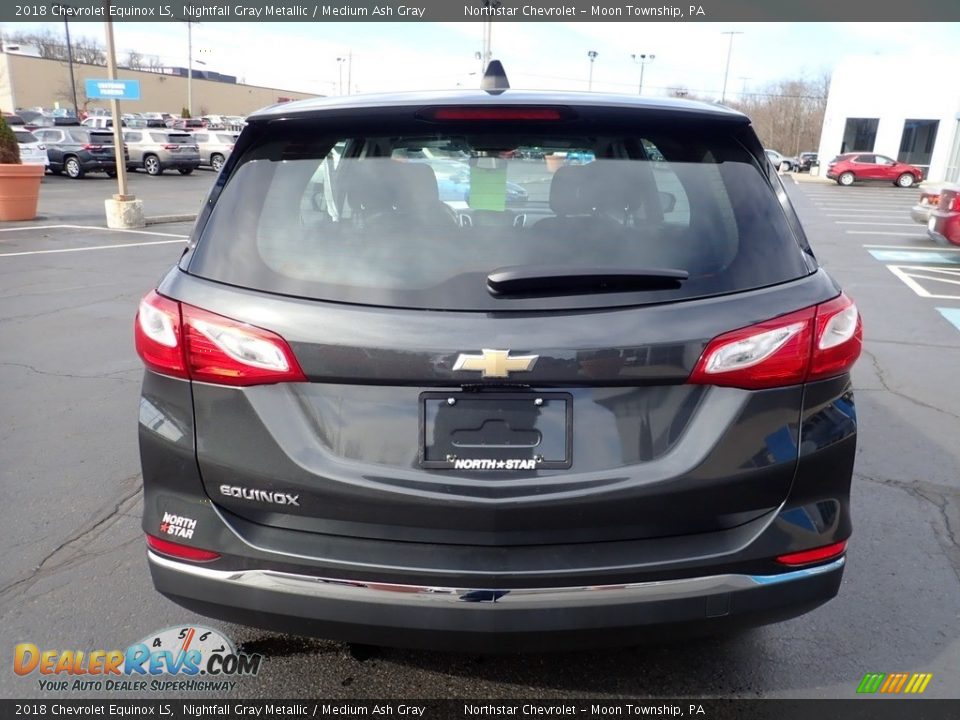 2018 Chevrolet Equinox LS Nightfall Gray Metallic / Medium Ash Gray Photo #6