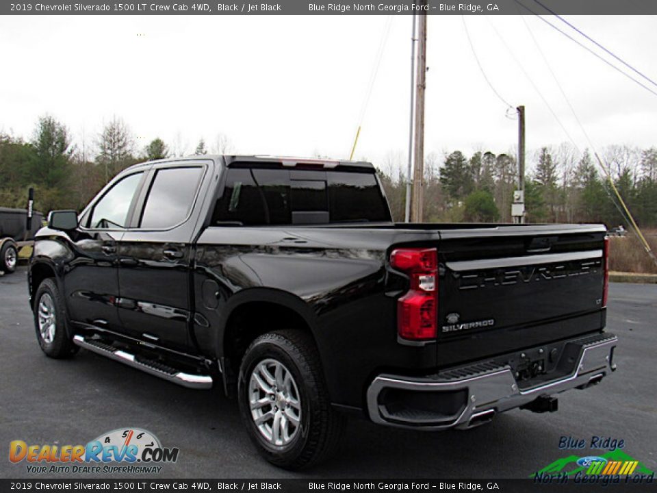 2019 Chevrolet Silverado 1500 LT Crew Cab 4WD Black / Jet Black Photo #3