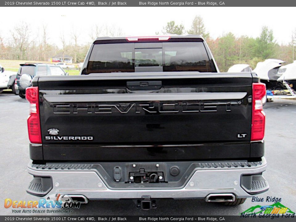 2019 Chevrolet Silverado 1500 LT Crew Cab 4WD Black / Jet Black Photo #4