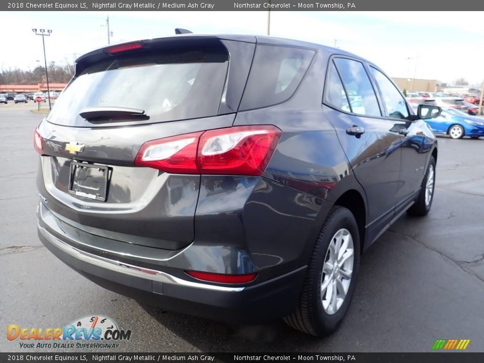 2018 Chevrolet Equinox LS Nightfall Gray Metallic / Medium Ash Gray Photo #8