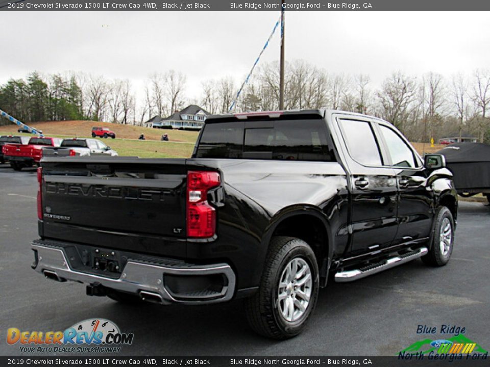 2019 Chevrolet Silverado 1500 LT Crew Cab 4WD Black / Jet Black Photo #5