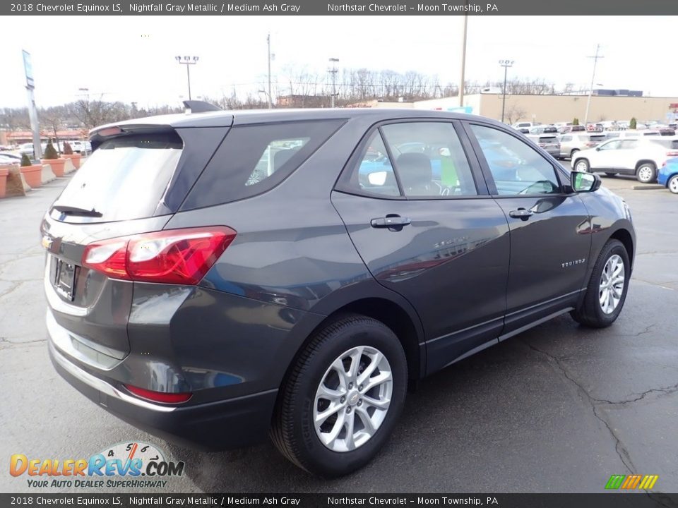 2018 Chevrolet Equinox LS Nightfall Gray Metallic / Medium Ash Gray Photo #9