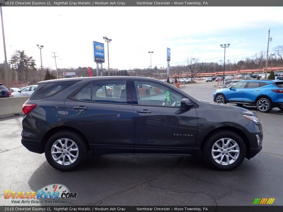 2018 Chevrolet Equinox LS Nightfall Gray Metallic / Medium Ash Gray Photo #10