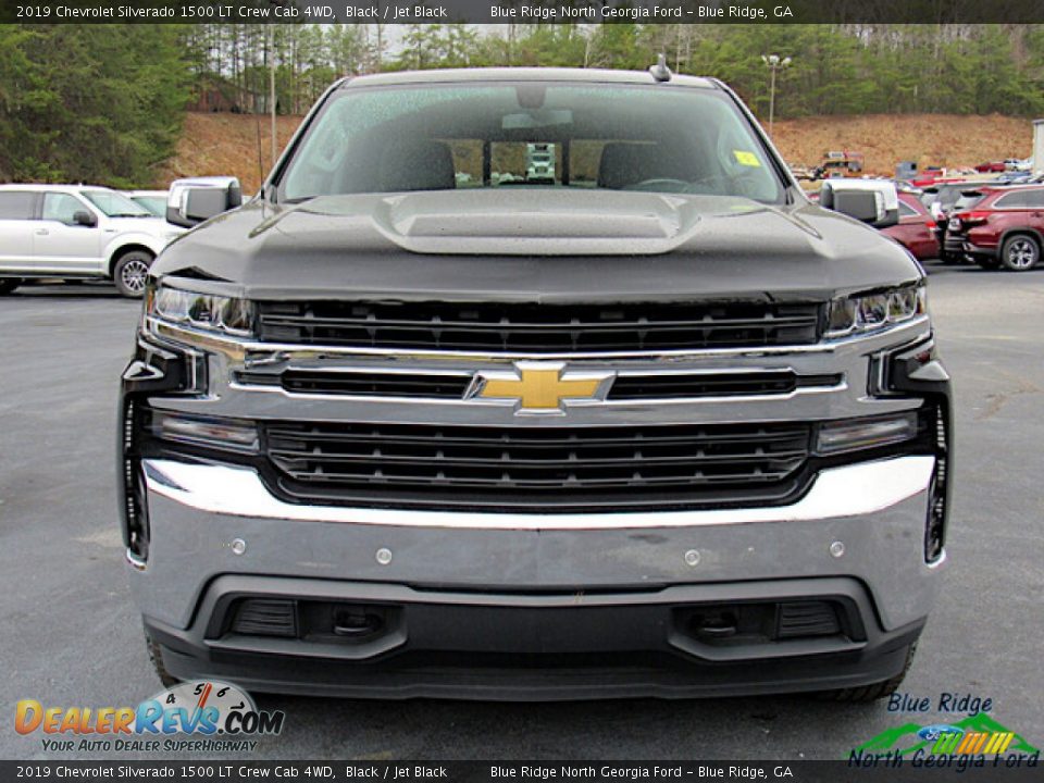 2019 Chevrolet Silverado 1500 LT Crew Cab 4WD Black / Jet Black Photo #8