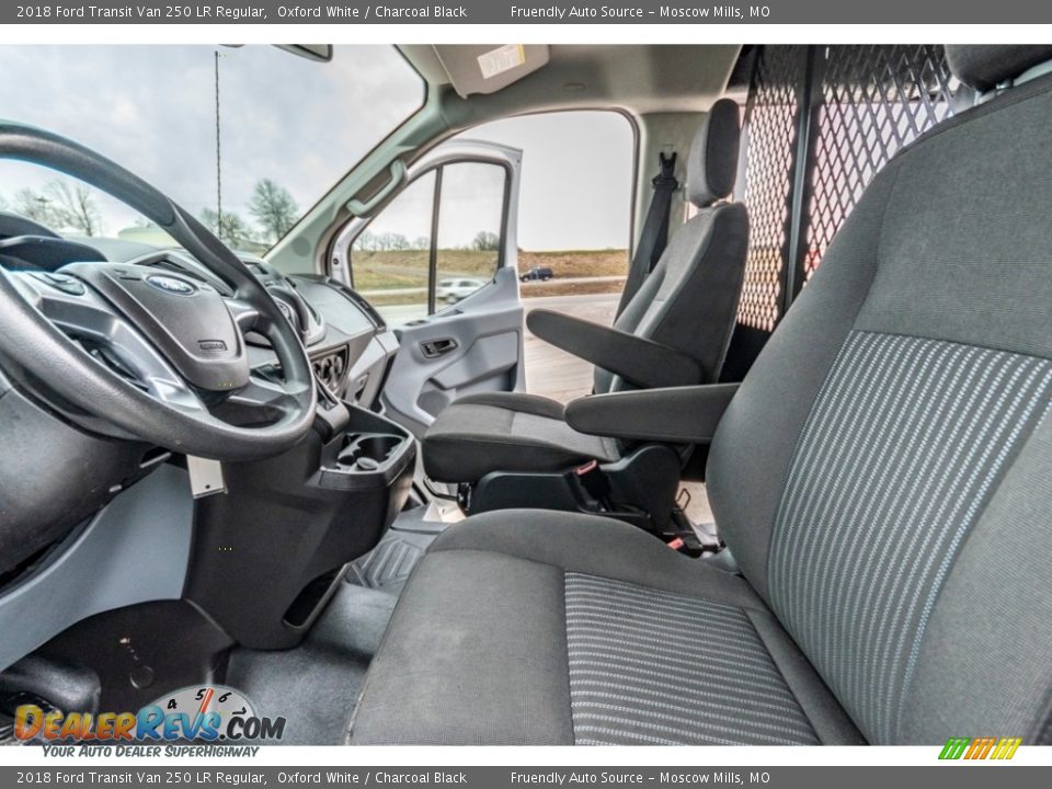 2018 Ford Transit Van 250 LR Regular Oxford White / Charcoal Black Photo #19