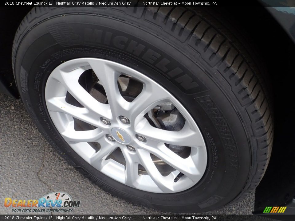 2018 Chevrolet Equinox LS Nightfall Gray Metallic / Medium Ash Gray Photo #14