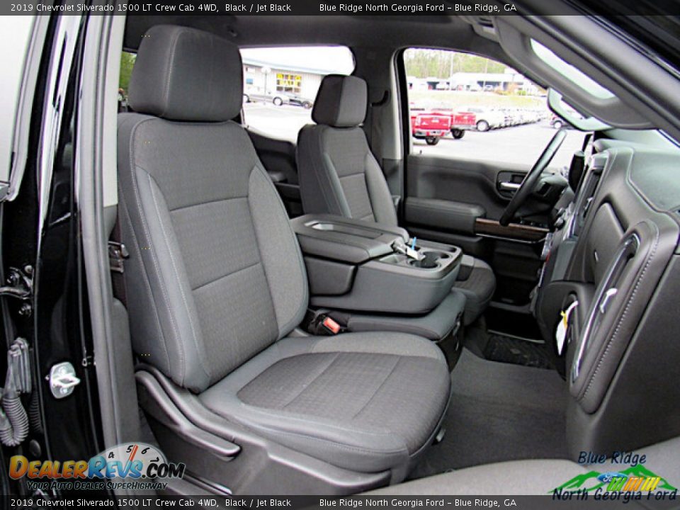 2019 Chevrolet Silverado 1500 LT Crew Cab 4WD Black / Jet Black Photo #12