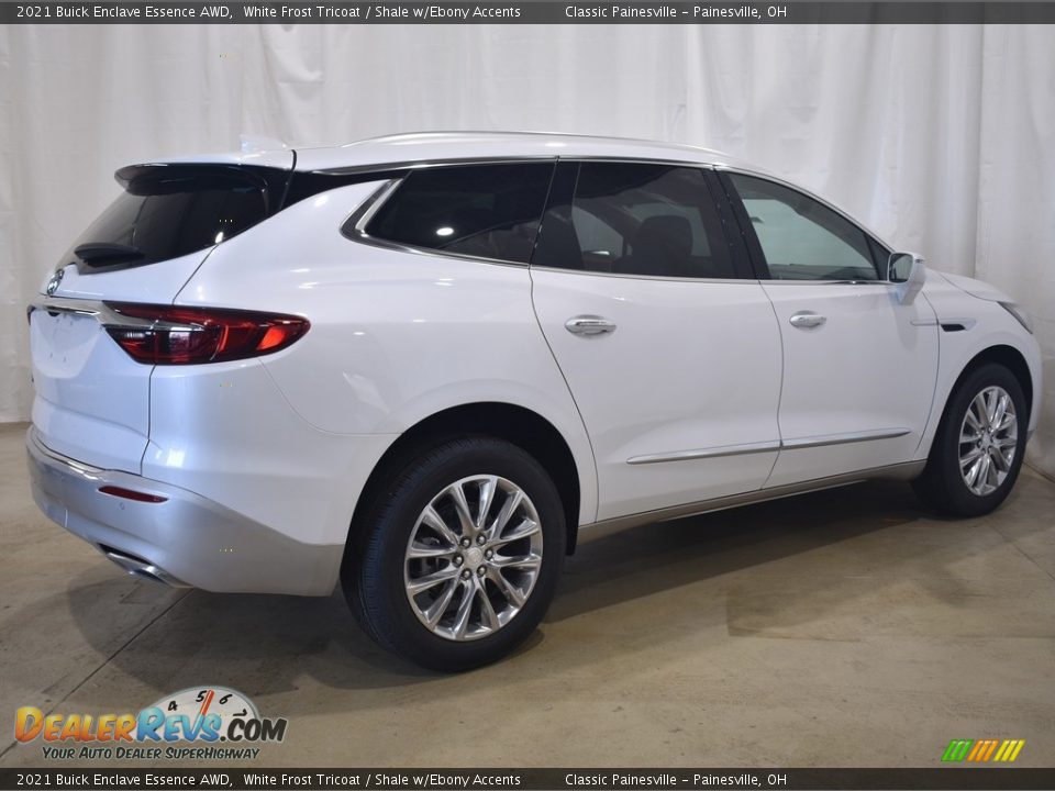 2021 Buick Enclave Essence AWD White Frost Tricoat / Shale w/Ebony Accents Photo #2