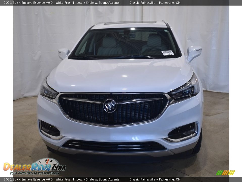 2021 Buick Enclave Essence AWD White Frost Tricoat / Shale w/Ebony Accents Photo #4