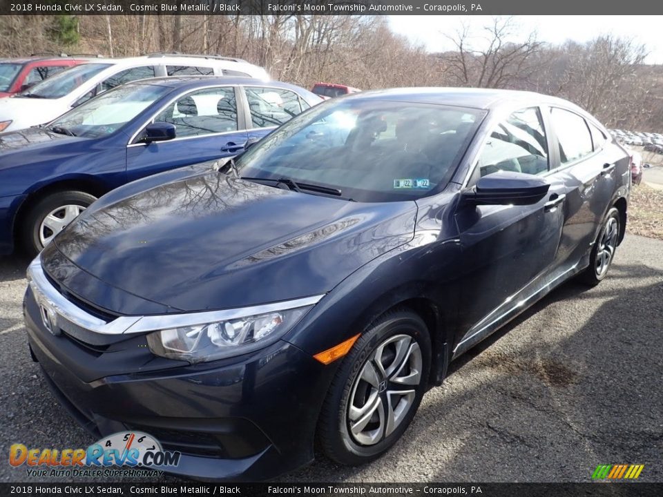 Front 3/4 View of 2018 Honda Civic LX Sedan Photo #1