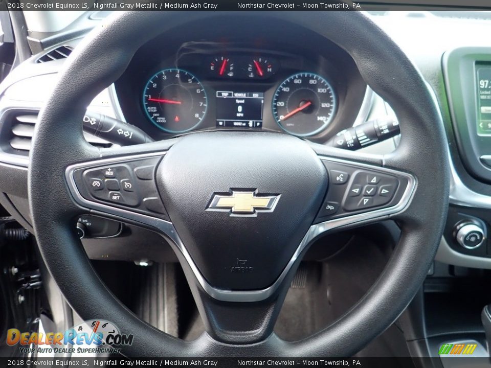 2018 Chevrolet Equinox LS Nightfall Gray Metallic / Medium Ash Gray Photo #26