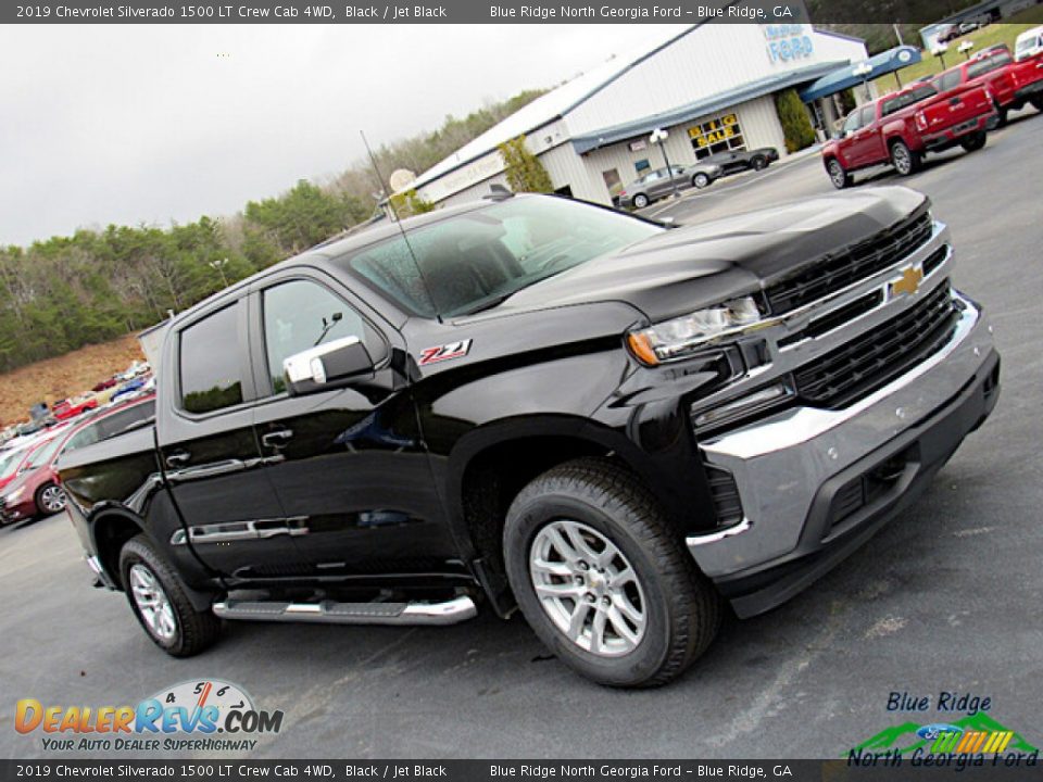 2019 Chevrolet Silverado 1500 LT Crew Cab 4WD Black / Jet Black Photo #25