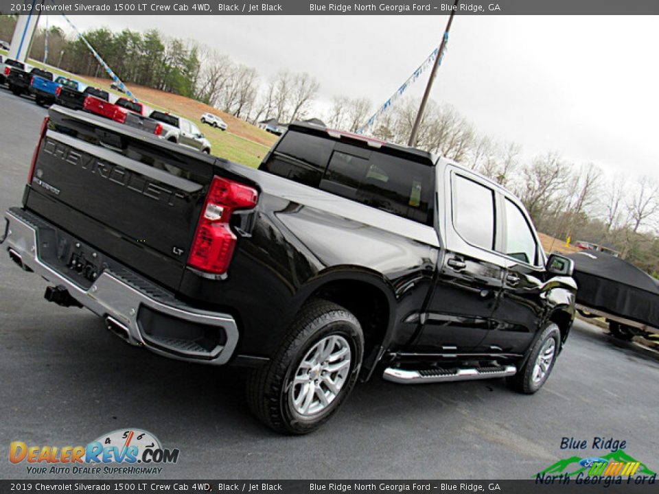 2019 Chevrolet Silverado 1500 LT Crew Cab 4WD Black / Jet Black Photo #26