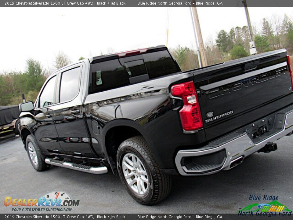 2019 Chevrolet Silverado 1500 LT Crew Cab 4WD Black / Jet Black Photo #27