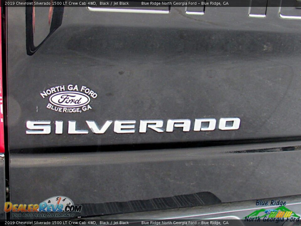 2019 Chevrolet Silverado 1500 LT Crew Cab 4WD Black / Jet Black Photo #28
