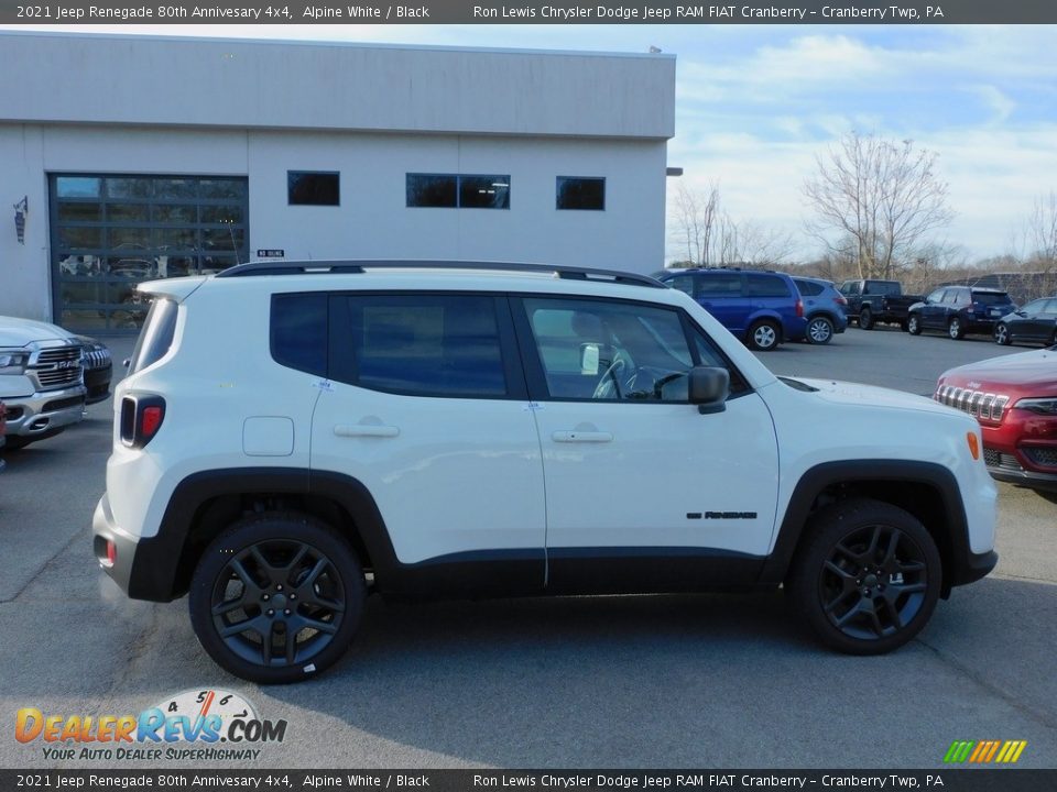 2021 Jeep Renegade 80th Annivesary 4x4 Alpine White / Black Photo #4