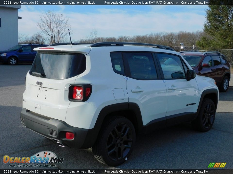 2021 Jeep Renegade 80th Annivesary 4x4 Alpine White / Black Photo #5