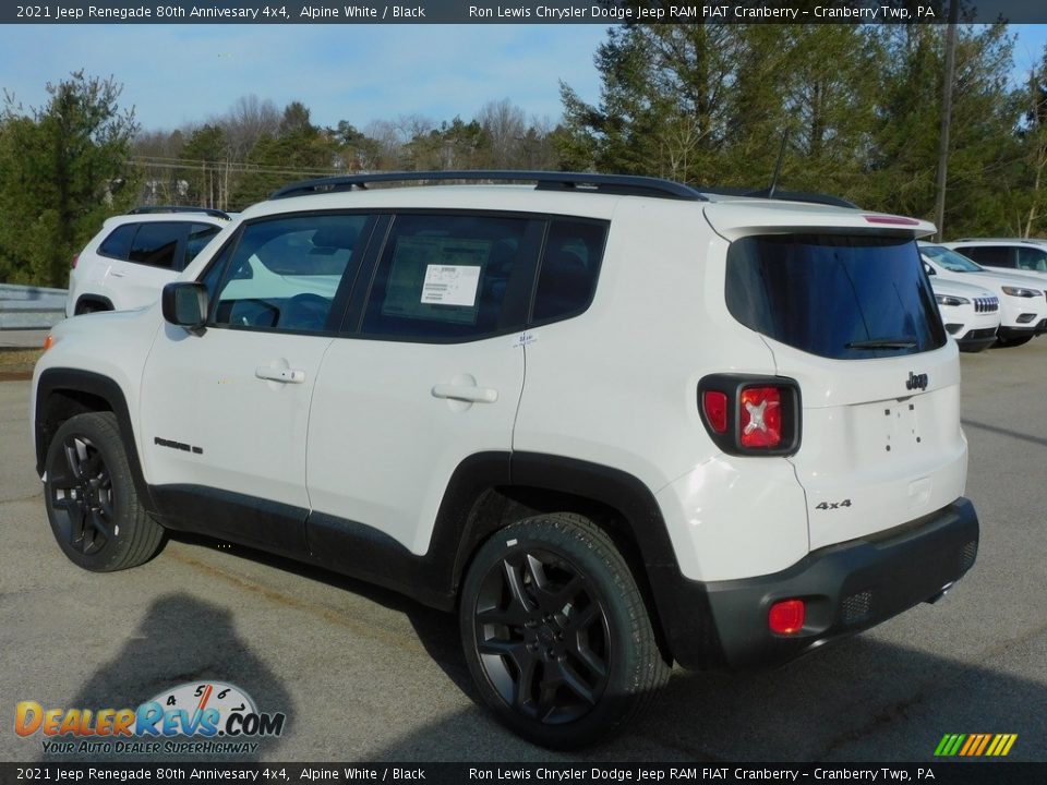 2021 Jeep Renegade 80th Annivesary 4x4 Alpine White / Black Photo #8