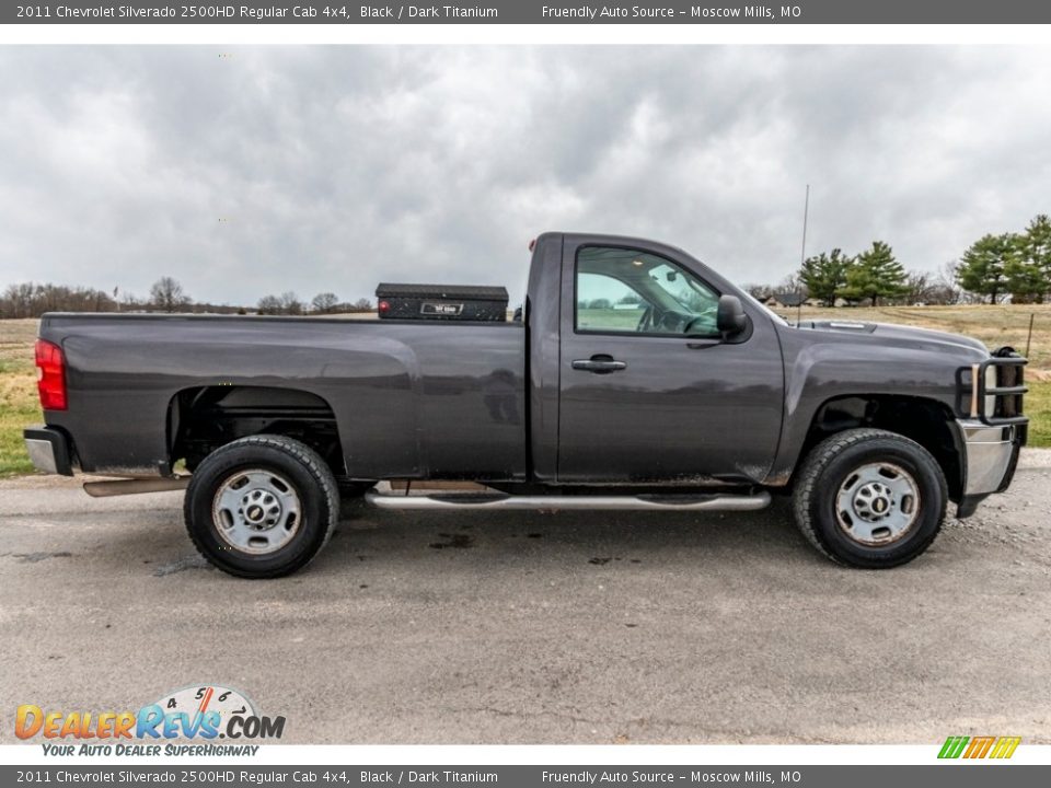 2011 Chevrolet Silverado 2500HD Regular Cab 4x4 Black / Dark Titanium Photo #3