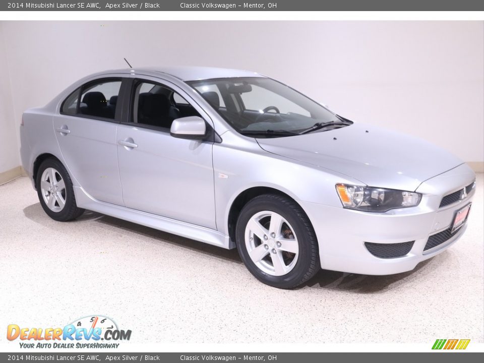 2014 Mitsubishi Lancer SE AWC Apex Silver / Black Photo #1