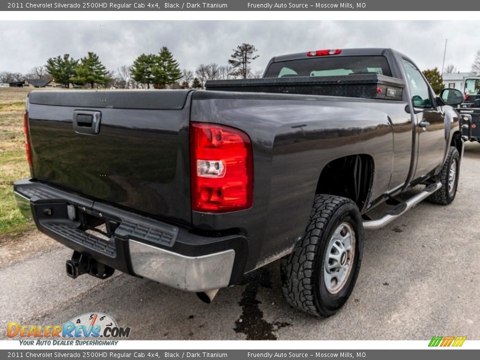 2011 Chevrolet Silverado 2500HD Regular Cab 4x4 Black / Dark Titanium Photo #4