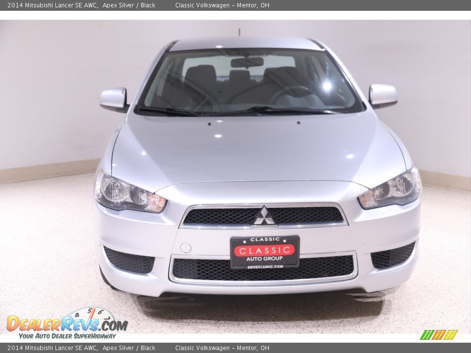 2014 Mitsubishi Lancer SE AWC Apex Silver / Black Photo #2