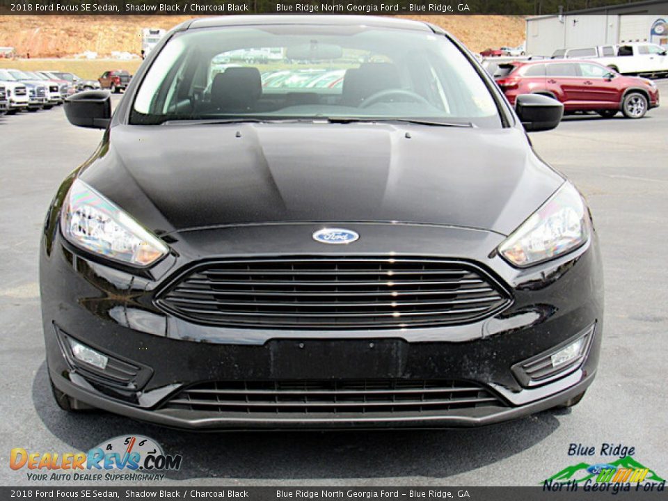 2018 Ford Focus SE Sedan Shadow Black / Charcoal Black Photo #8