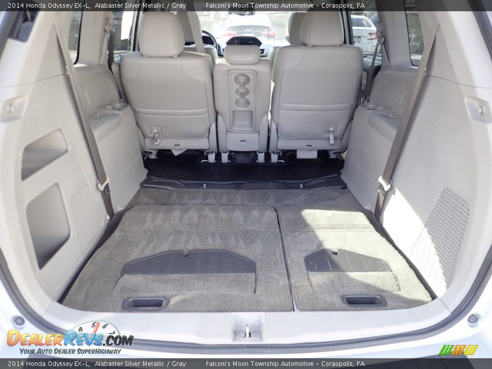 2014 Honda Odyssey EX-L Alabaster Silver Metallic / Gray Photo #5