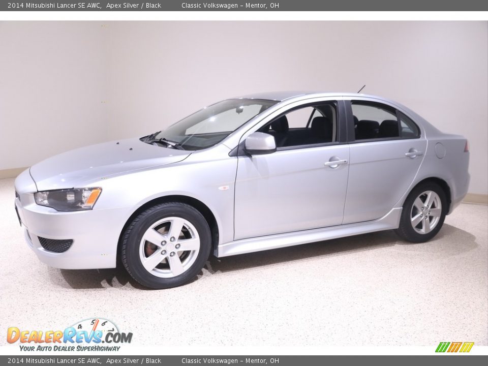 2014 Mitsubishi Lancer SE AWC Apex Silver / Black Photo #3