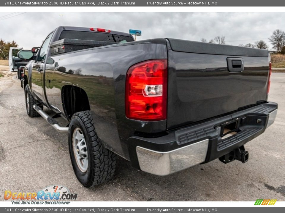 2011 Chevrolet Silverado 2500HD Regular Cab 4x4 Black / Dark Titanium Photo #6