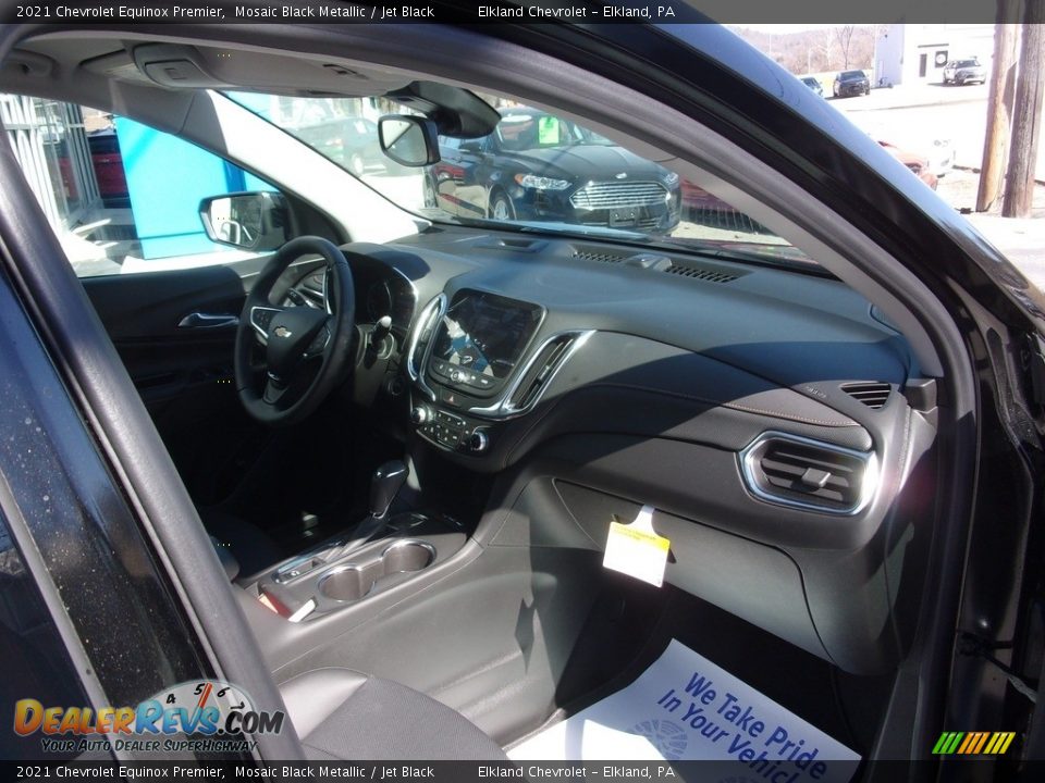 2021 Chevrolet Equinox Premier Mosaic Black Metallic / Jet Black Photo #16