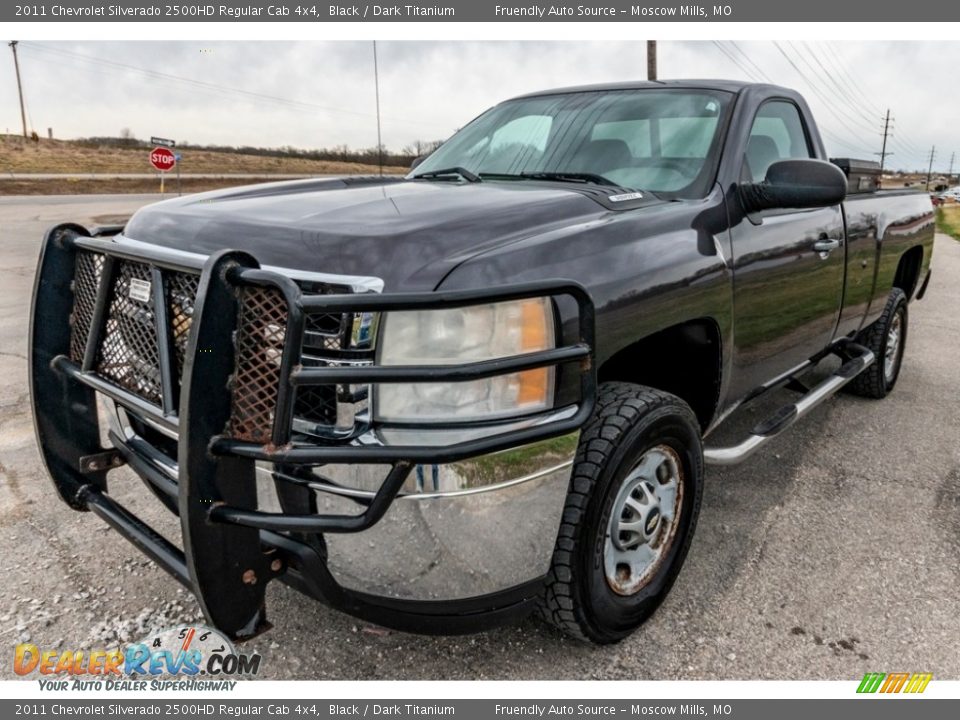 2011 Chevrolet Silverado 2500HD Regular Cab 4x4 Black / Dark Titanium Photo #8