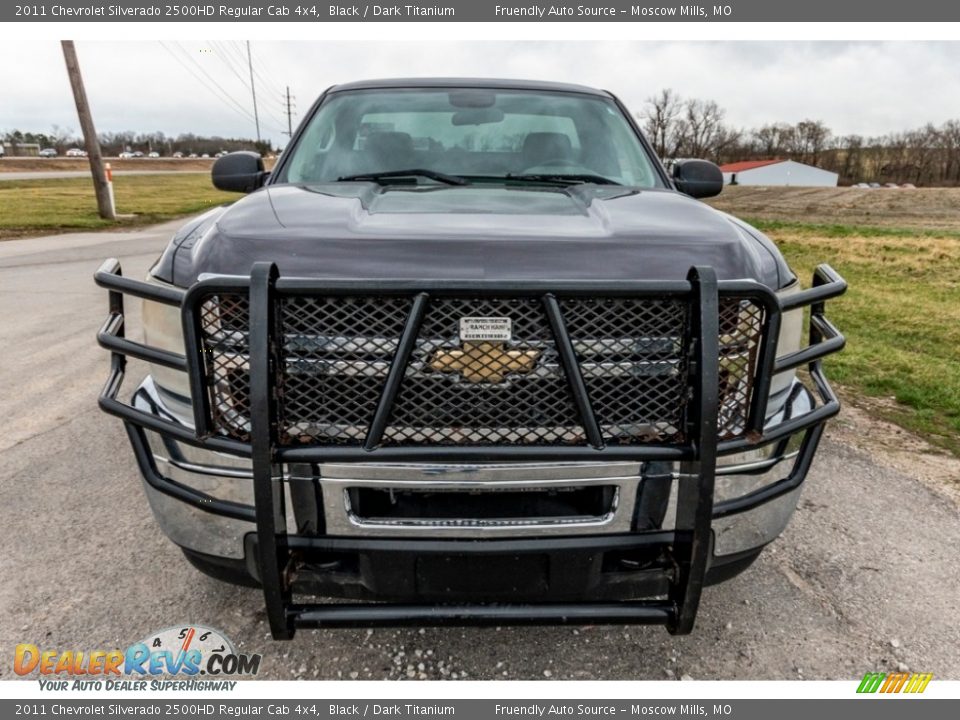 2011 Chevrolet Silverado 2500HD Regular Cab 4x4 Black / Dark Titanium Photo #9