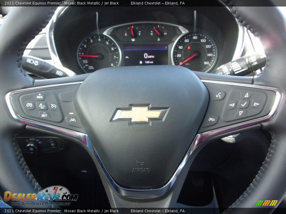 2021 Chevrolet Equinox Premier Mosaic Black Metallic / Jet Black Photo #19