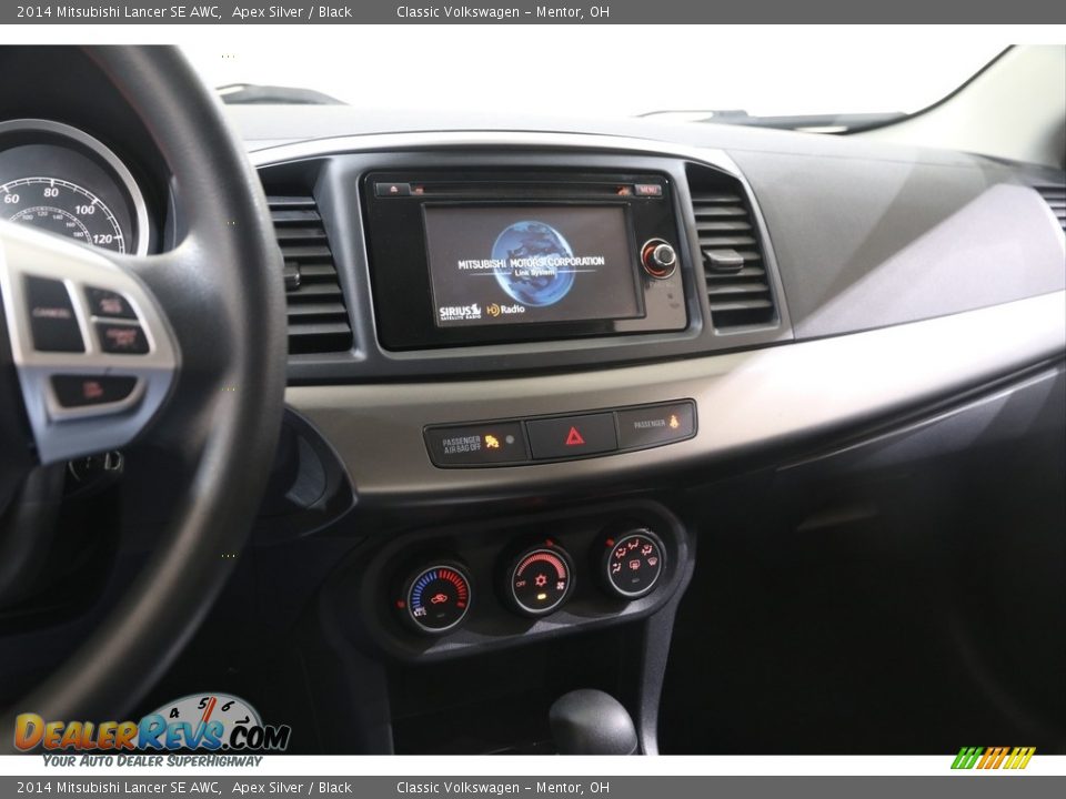 2014 Mitsubishi Lancer SE AWC Apex Silver / Black Photo #9