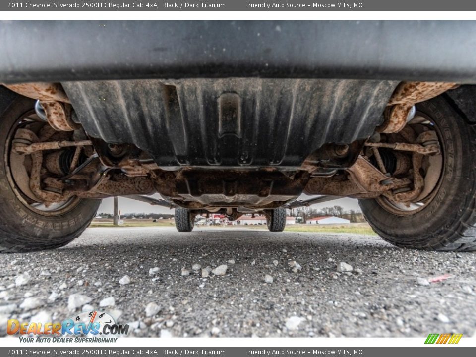 2011 Chevrolet Silverado 2500HD Regular Cab 4x4 Black / Dark Titanium Photo #10