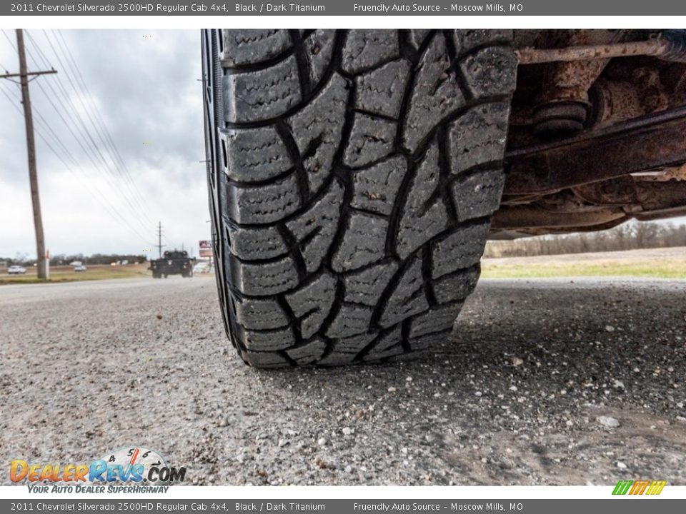 2011 Chevrolet Silverado 2500HD Regular Cab 4x4 Black / Dark Titanium Photo #11