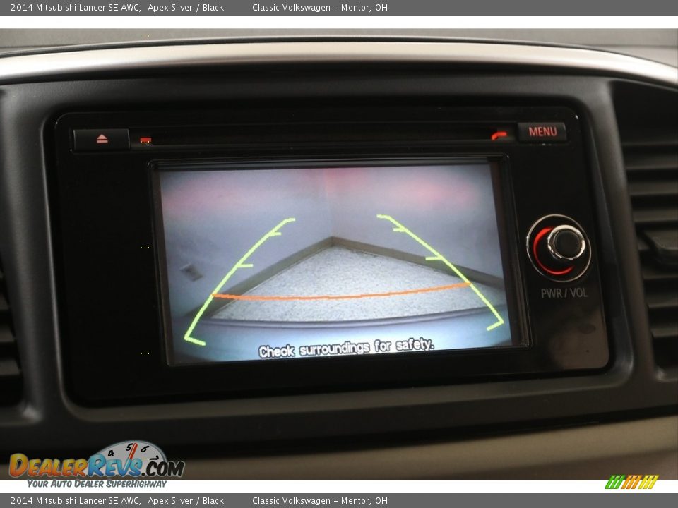 2014 Mitsubishi Lancer SE AWC Apex Silver / Black Photo #12