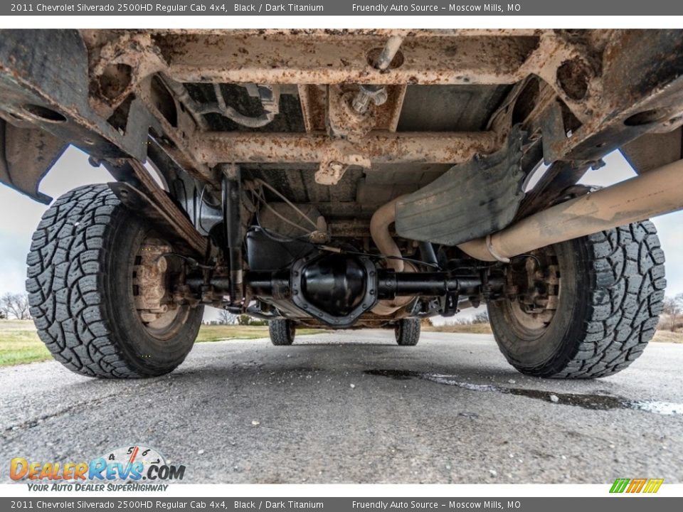 2011 Chevrolet Silverado 2500HD Regular Cab 4x4 Black / Dark Titanium Photo #13