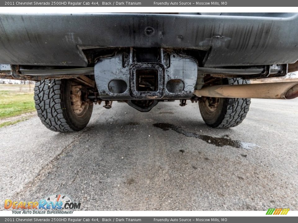 2011 Chevrolet Silverado 2500HD Regular Cab 4x4 Black / Dark Titanium Photo #14