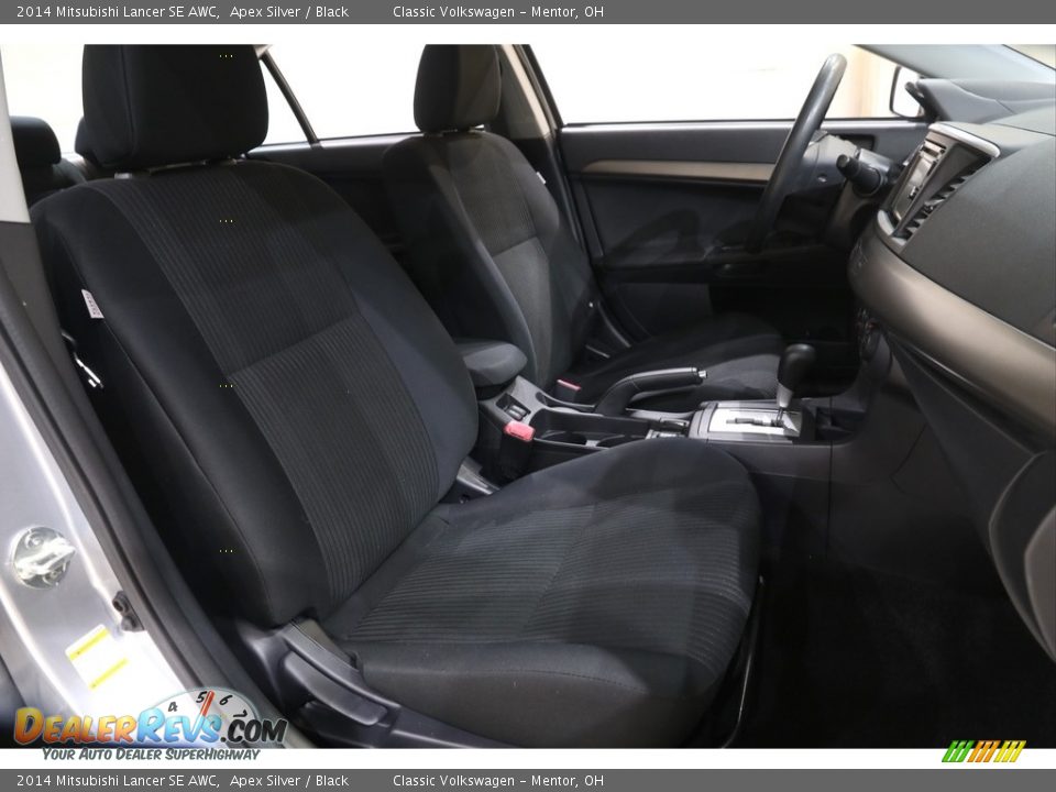2014 Mitsubishi Lancer SE AWC Apex Silver / Black Photo #16